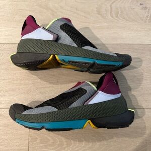 Nike Go FlyEase Black Racer Blue Men's 7.5 Shoes Sneakers Kicks Athletic Slip On